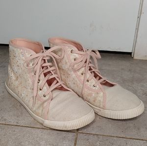 TOMS Canvas High-Top Sneakers